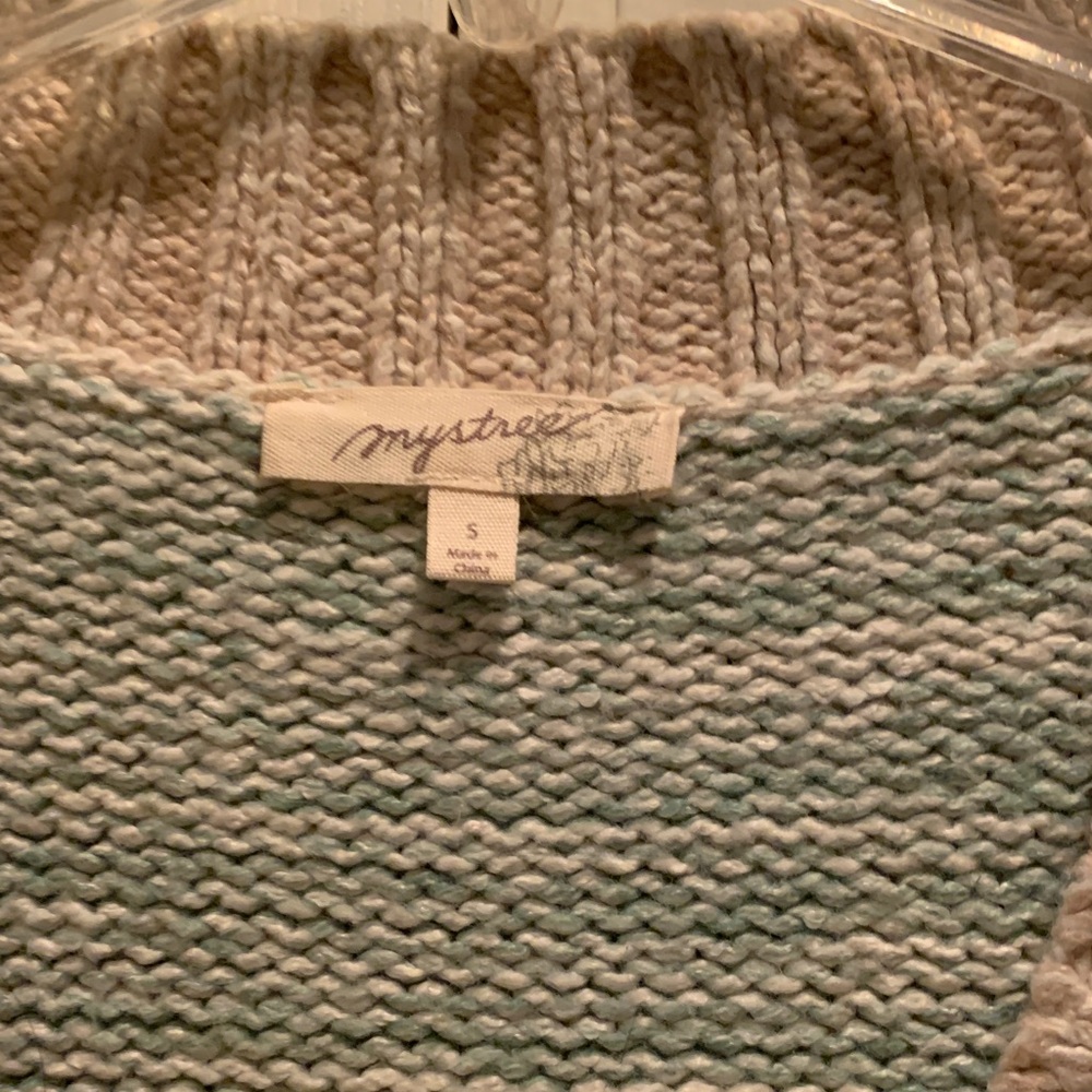 Mystree Multicolor Patchwork Cardigan - image 2